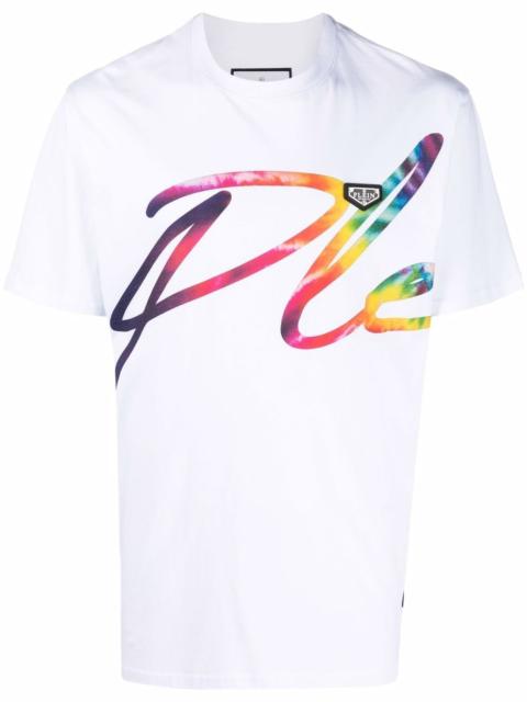 PHILIPP PLEIN multicolour signature logo T-shirt