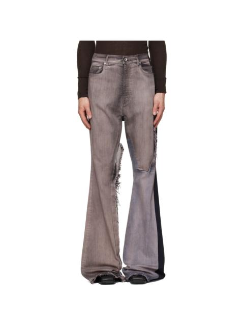 Rick Owens Pink Tower Bolan Bootcut Jeans