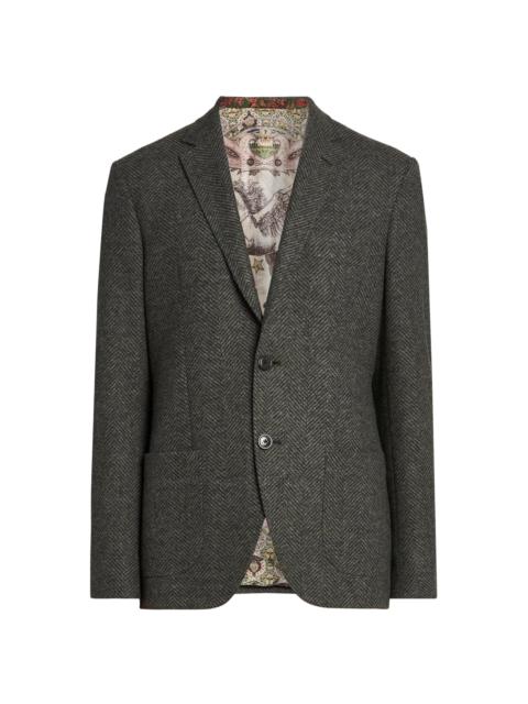 Etro Men's Herringbone Sport Coat - Bicolour