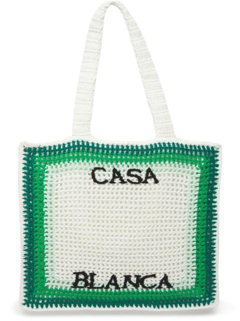 CASABLANCA Crocheted cotton bag