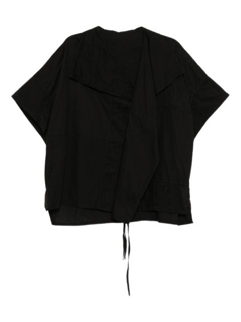 Y's asymmetric-hem shirt