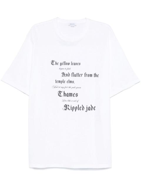 Alexander McQueen text-print T-shirt