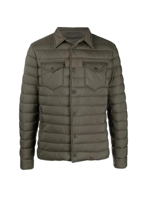 Herno quilted shirt jacket