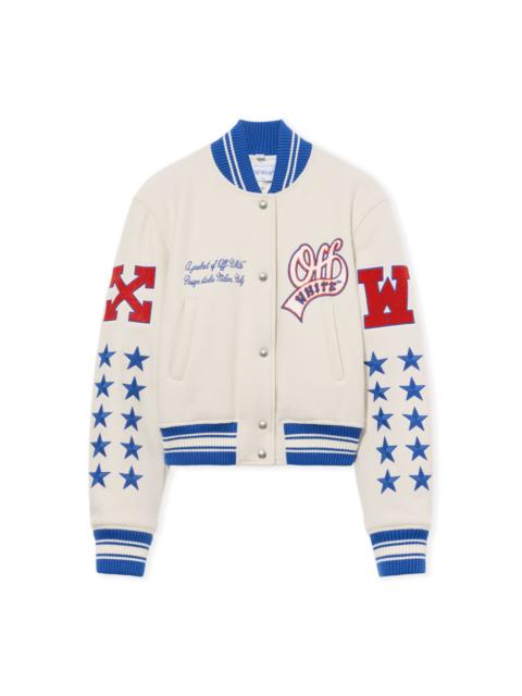 Off-White Wool College Varsity Jacket