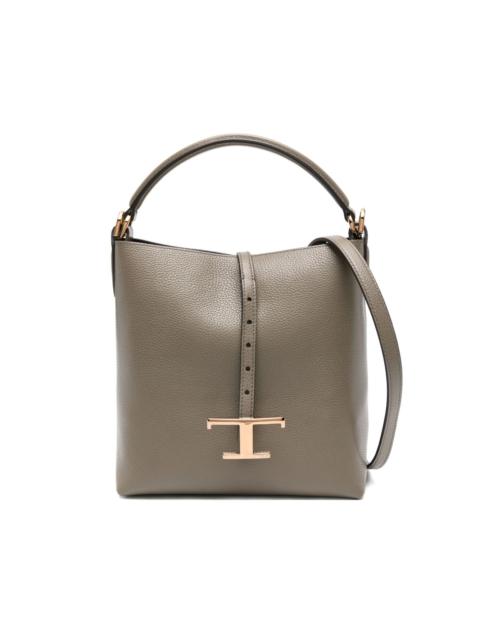 Tod's T-buckle leather shoulder bag