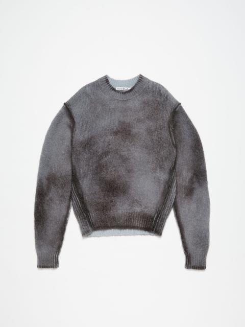 Acne Studios Sprayed knit jumper - Anthracite grey