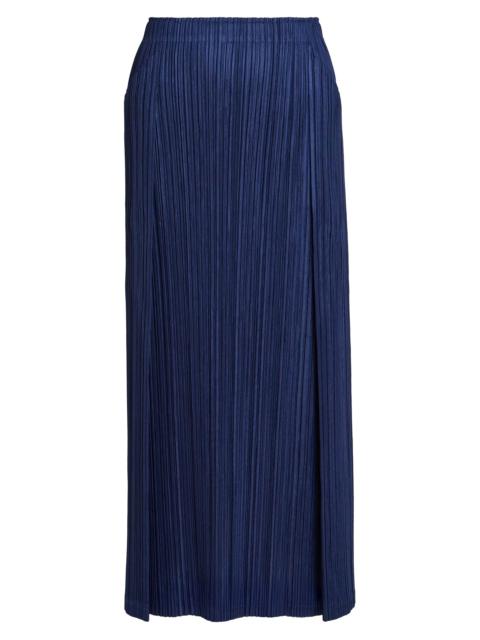Pleats Please Issey Miyake Women's Plissé Maxi Skirt - Navy
