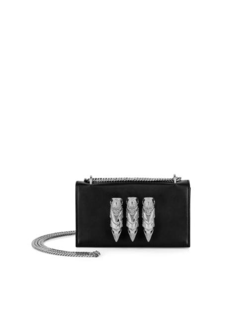 PHILIPP PLEIN skull-appliquÃ© leather shoulder bag