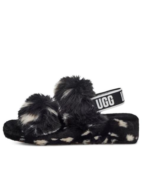UGG (WMNS) UGG OH Yeah Spots Sandals Black 1118165-BLK