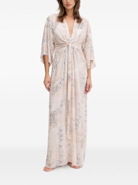 MELISSA ODABASH Wisdom printed maxi dress