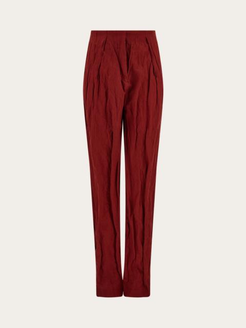 FERRAGAMO Crinkled trouser