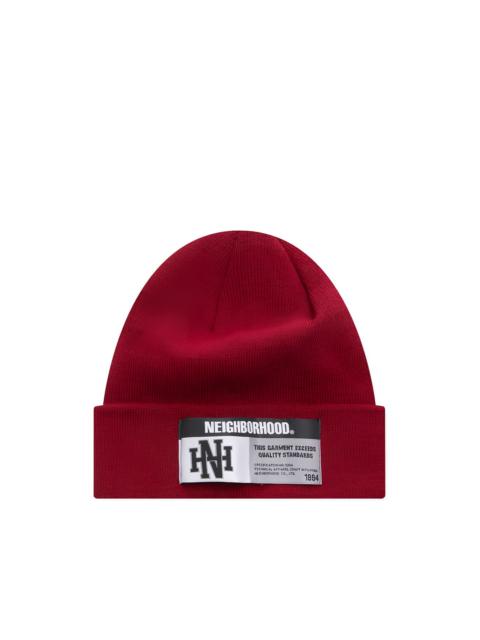 NEIGHBORHOOD label beanie