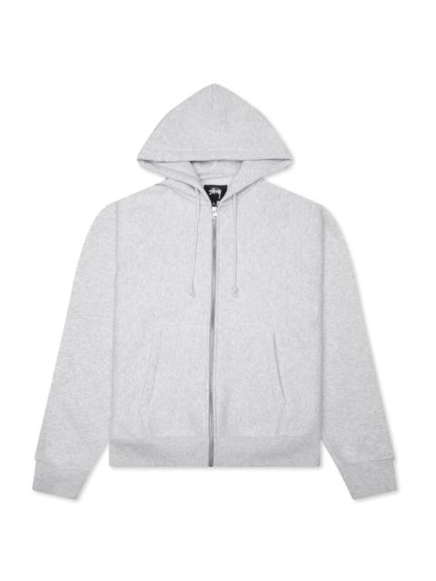RAGLAN ZIP HOODIE - ASH HEATHER