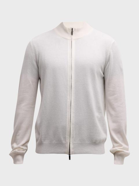 Men's Full-Zip Cashmere Cardigan