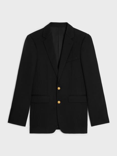 CELINE classic jacket in diagonal wool