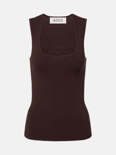 RÓHE Knitted tank top