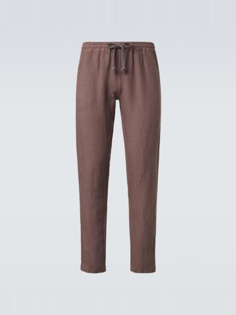 FEDELI Linen straight pants