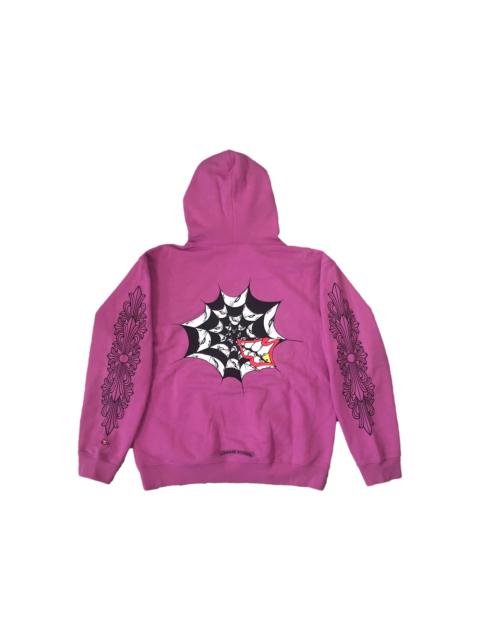 Chrome Hearts Chrome Hearts Matty Boy Spider Web Hoodie Purple