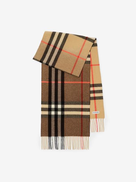 Burberry Gradient Check Cashmere Scarf