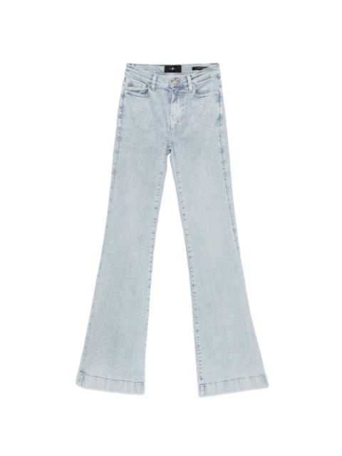 7 For All Mankind Dojo sparkling flared jeans