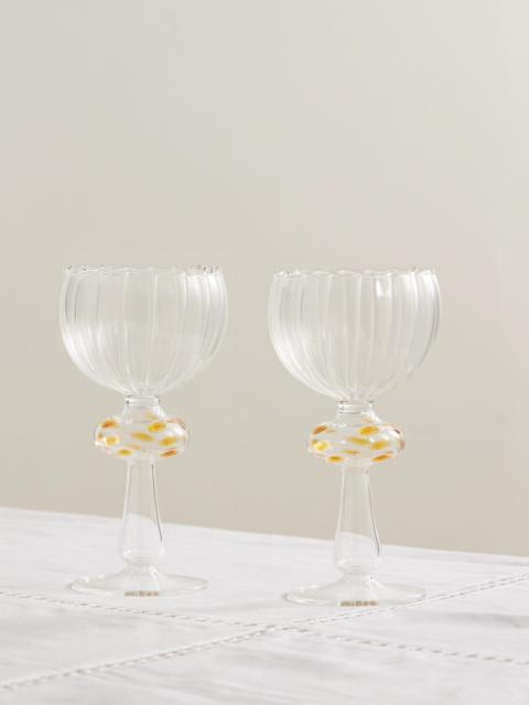 Gohar World Istanbul Set Of Two Wine Glasses