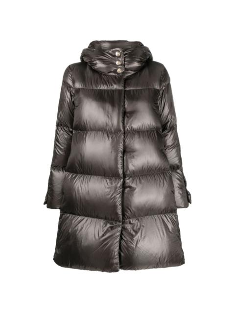 hooded padded coat