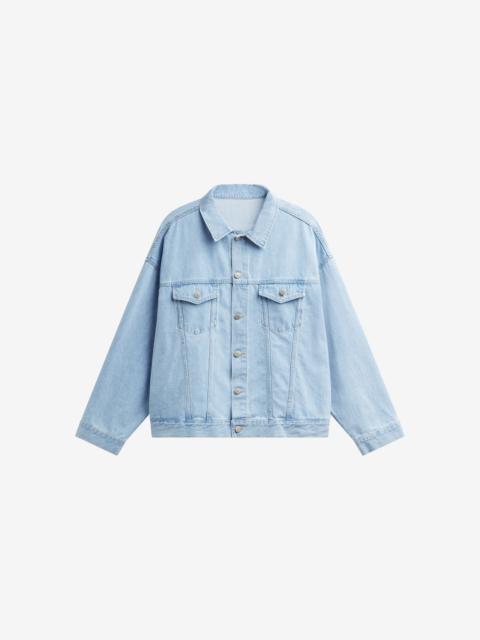 The Frankie Shop Montauk Oversized Denim Jacket - Light Wash