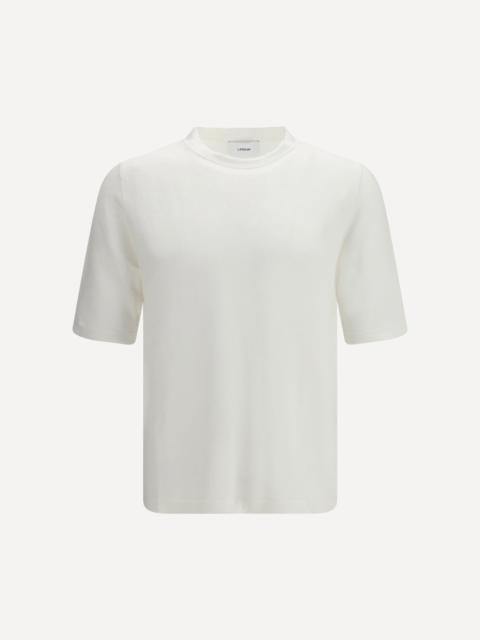 LARDINI Linen and cotton knit T-shirt