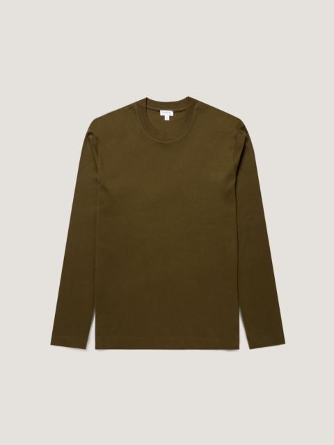 Sunspel Long Sleeve Heavyweight T‑shirt