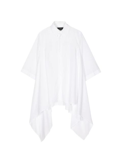 Yohji Yamamoto button-fastening asymmetric top