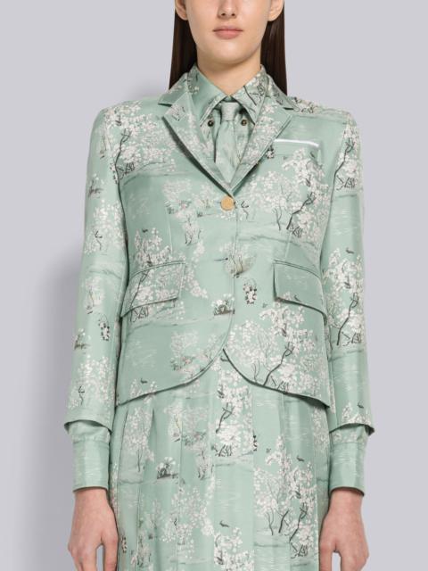 Thom Browne Toile Silk Twill High Armhole Sport Coat