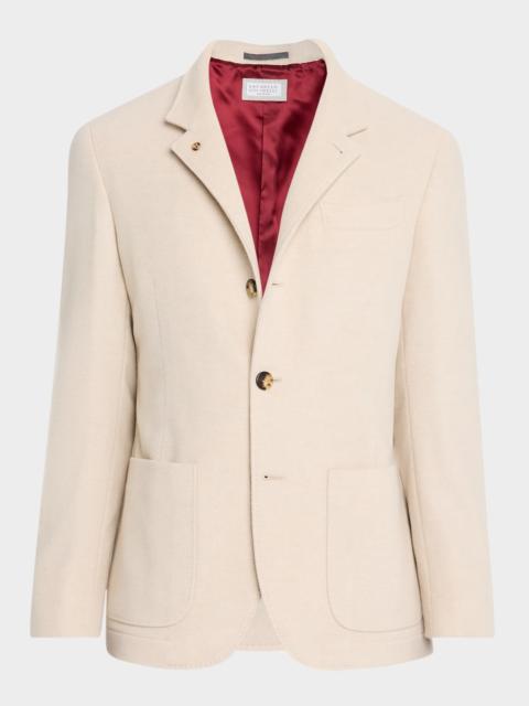 Brunello Cucinelli Men's Cashmere Blazer-Style Coat
