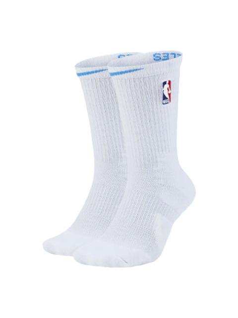 Nike Nike NBA Los Angeles Lakers City Version Sports Socks Couple Style One Pair White CK8827-100