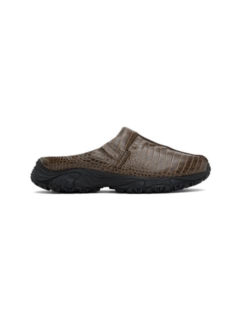 Martine Rose Brown Clarks Edition Clog Slip-on Loafers