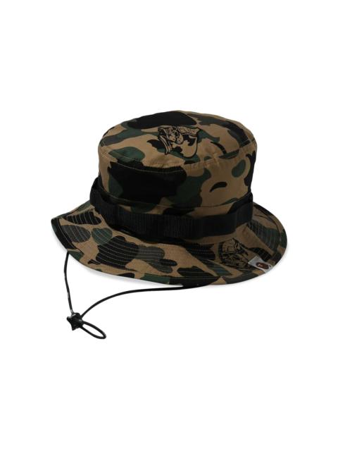 A BATHING APE® BAPE Ursus Camo Military Hat 'Olive'