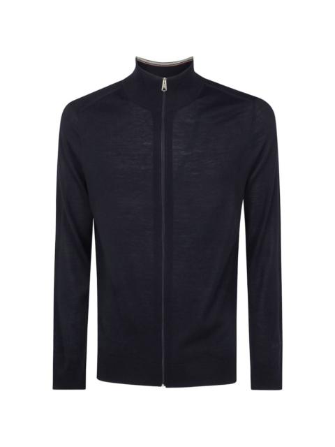 Paul Smith zip-up high-neck cardigan