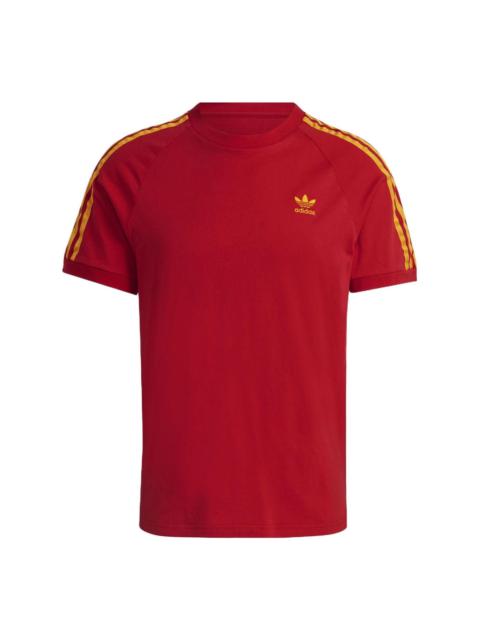 adidas originals 3-Stripes Tee 'Red' HK7419