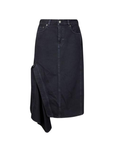 HAIKURE Ann Bull midi skirt