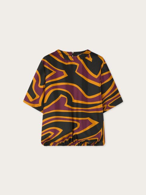 PUCCI LABIRINTO PRINT SILK TOP