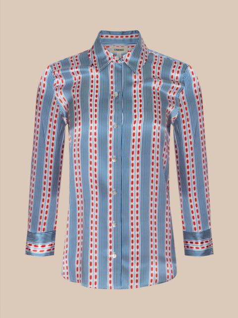 L'AGENCE Dani Silk Blouse