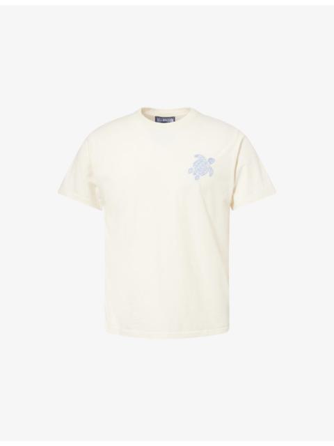 Vilebrequin Partisol Branded-Print Cotton-Jersey T-Shirt
