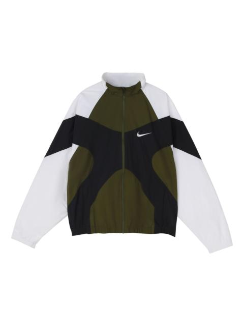 Nike Nike Sportswear Woven Jacket Sports Athleisure Running Jogging Army green BV5211-331