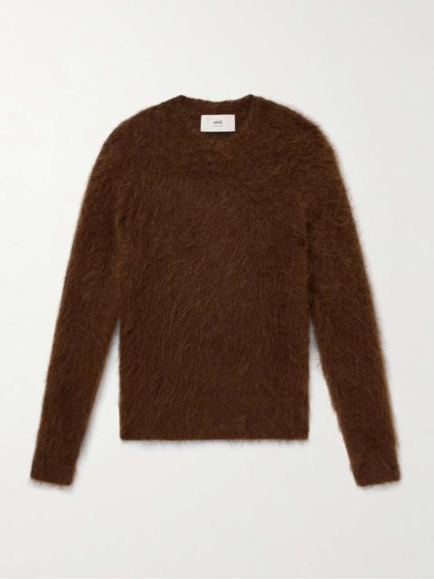 AMI Paris Brushed-Knit Sweater