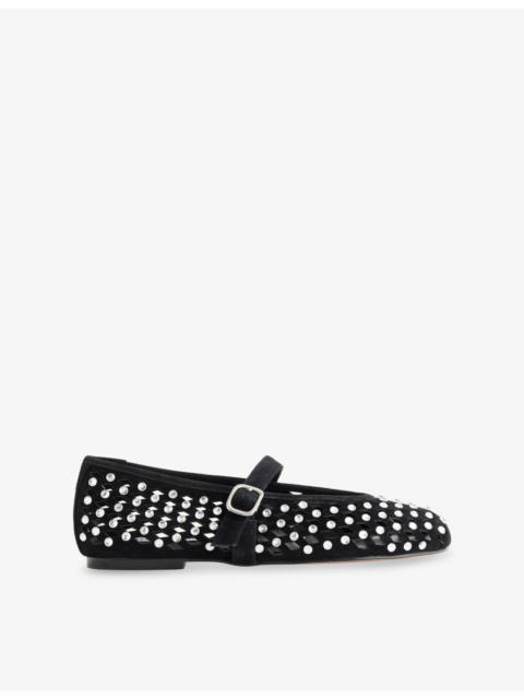 STEVE MADDEN Rerun 015 Suede Ballet Flats