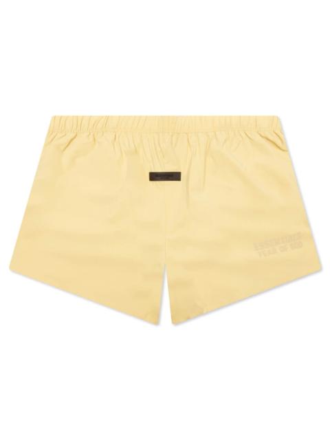 ESSENTIALS RUNNING SHORT - LIGHT TUSCAN