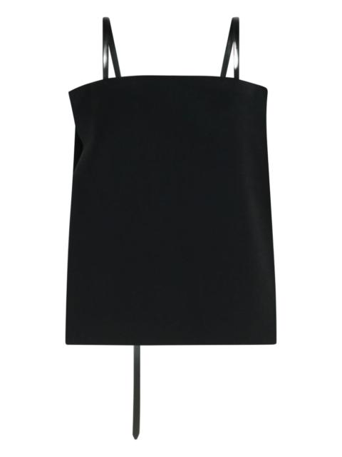 Sportmax asymmetrical strap top