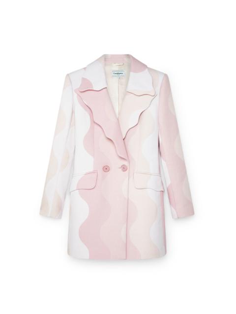 CASABLANCA Pink Wave Tailored Dress