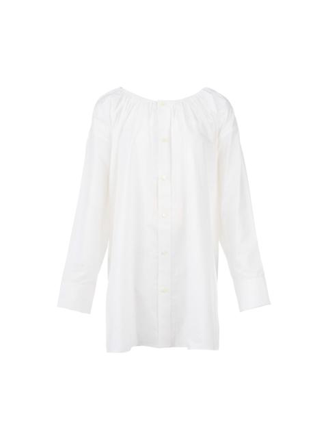 Alexander Wang Button Down Scoop Neck Shirt Dress