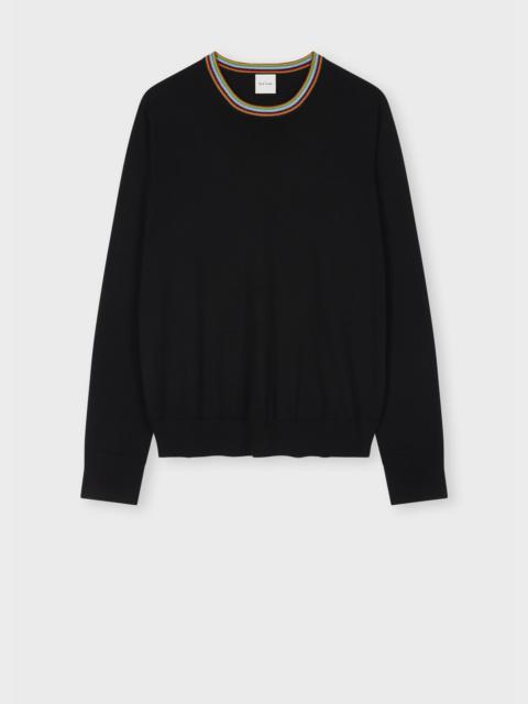 Paul Smith Women's 'Signature Stripe' Crew Neck Merino Wool Sweater