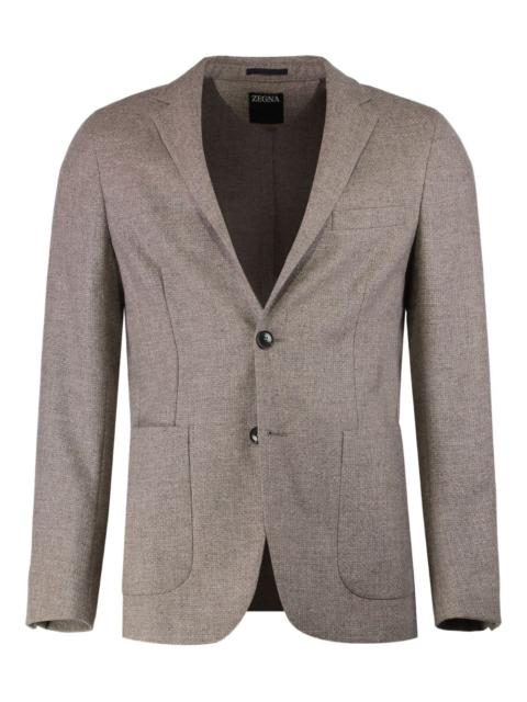 ZEGNA single-breasted notched-lapel blazer